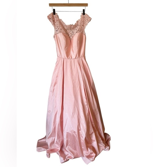 Sherri Hill Blush Evening Dress - Picture 7 of 15